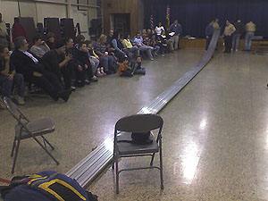 Pack 675's Pinewood track